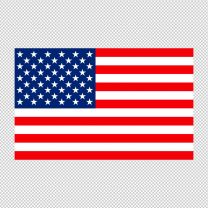 2020 Trump Election And American Flag Decal Sticker