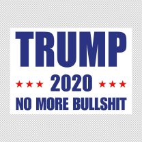 Trump 2020 Election And American Flag Decal Sticker Style-G