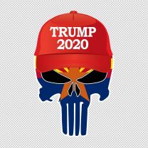 Trump Punisher Stickers Arizona Flag 2020 Hat Decal Sticker