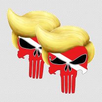 Trump Punisher Scuba Diving Dive Flag Pro Trump Decal Sticker