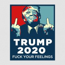 Trump 2020 Feelings Decal Sticker