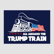 Trump Supporter Bumper Vinyl Decal Sticker Style-A