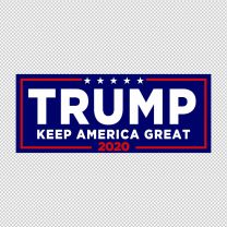 Trump Supporter Bumper Vinyl Decal Sticker Style-B