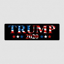 Trump Supporter Bumper Vinyl Decal Sticker Style-D
