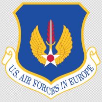 United States Air Forces In Europe Army Emblem Logo Shield Decal Sticker