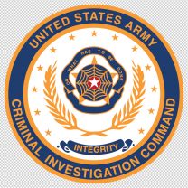United States Criminal Investigation Command Army Emblem Logo Shield Decal Sticker