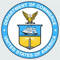 United States Department Of Commerce Army Emblem Logo Shield Decal Sticker
