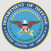 United States Department Of Defense Army Emblem Logo Shield Decal Sticker
