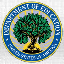United States Department Of Education Army Emblem Logo Shield Decal Sticker