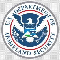 United States Department Of Homeland Security Army Emblem Logo Shield Decal Sticker