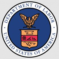 United States Department Of Labor Army Emblem Logo Shield Decal Sticker