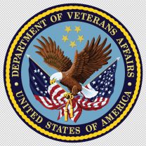 United States Department Of Veterans Affairs Army Emblem Logo Shield Decal Sticker
