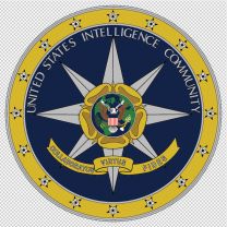 United States Intelligence Community Army Emblem Logo Shield Decal Sticker