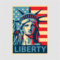 United States Liberty Decal Sticker 