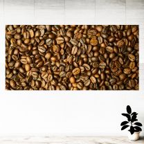 Unroasted Coffee Beans Graphics Pattern Wall Mural Vinyl Decal