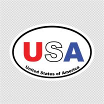USA Emblem Decal Sticker