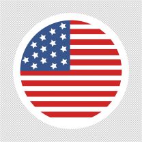 USA Flag Decal Sticker