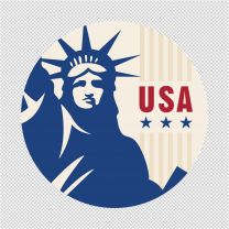 USA Liberty Decal Sticker