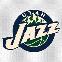 Utah Jazz Basketball Team Logo Decal Sticker