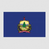 Vermont State Flag Decal Sticker