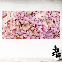 Violet Flowers Graphics Pattern Wall Mural Vinyl Decal
