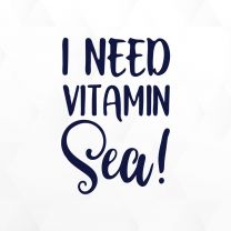 Vitamin Sea Boat Decal Sticker