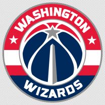 Washington Wizards Basketball Team Logo Decal Sticker