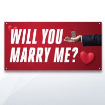Will You Marry Me Digitally Printed Banner