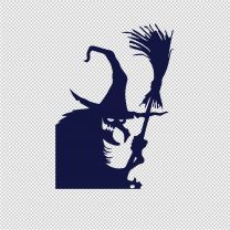 Witch Holiday Vinyl Decal Sticker