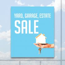 Yard Sale Garage Sale Estate Sale Full Color Digitally Printed Window Poster