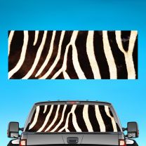 Zebra Skin Pattern Graphics For Pickup Truck Rear Window Perforated Decal