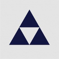 Zelda Triforce Decal Sticker