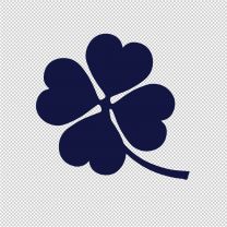 4leaf Clover Shapes Symbols Vinyl Decal Sticker