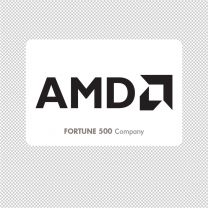 Advanced Micro Devices Company Logo Graphics Decal Sticker