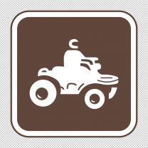 All Terrain Vehicle Trail Decal Sticker