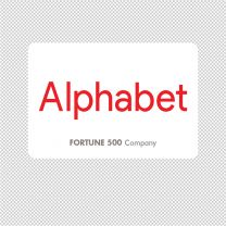 Alphabet Inc Company Logo Graphics Decal Sticker