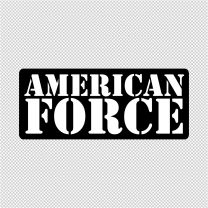 American Force Decal Sticker