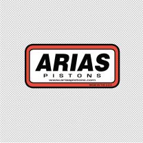 Arias Pistons Racing Vinyl Decal Sticker