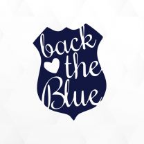 Back Blue 2 Law Enforment Vinyl Decals Stickers