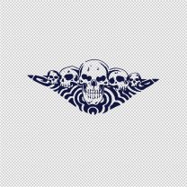 Bad Boy Skull Design Shape 29 Vinyl Decal Sticker