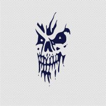 Bad Boy Skull Design Shape 30 Vinyl Decal Sticker