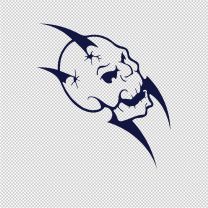 Bad Boy Skull Design Shape 34 Vinyl Decal Sticker