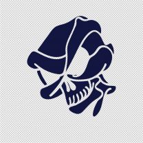 Bad Boy Skull Design Shape 39 Vinyl Decal Sticker