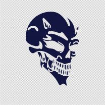 Bad Boy Skull Design Shape 45 Vinyl Decal Sticker