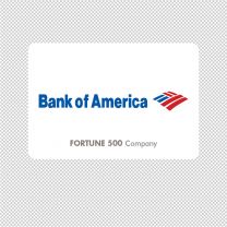 Bank Of America Company Logo Graphics Decal Sticker