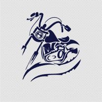 Bike 6 Motorcycle Vinyl Decal Sticker