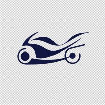 Bike 3 Motercycle Vinyl Decal Sticker
