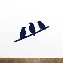 Bird Silhouette Vinyl Wall Decal Style-B
