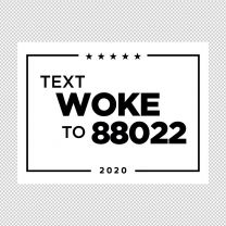 Black Voices For Trump Rally Decal Sticker