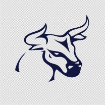 Bull Decorative Vinyl Decal Stickers